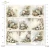 Papier do scrapbookingu 30x30 Wielkanoc - zające retro SL1985 ITD Collection