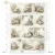 Papier ryżowy do decoupage A3 Wielkanoc - zające retro R1632L ITD Collection