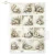 Papier ryżowy do decoupage A3 Wielkanoc - zające retro R1632L ITD Collection