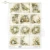 Papier ryżowy do decoupage A3 Wiosna - wianki kwiaty i okna retro R1634L ITD Collection
