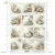 Papier ryżowy do decoupage A4 Wielkanoc - zające retro R2793 ITD Collection