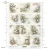 Papier ryżowy do decoupage A4 Wielkanoc - ptaki i zające retro R2794 ITD Collection