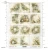 Papier ryżowy do decoupage A4 Wiosna - wianki kwiaty i okna retro R2795 ITD Collection