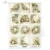 Papier ryżowy do decoupage A4 Wiosna - wianki kwiaty i okna retro R2795 ITD Collection