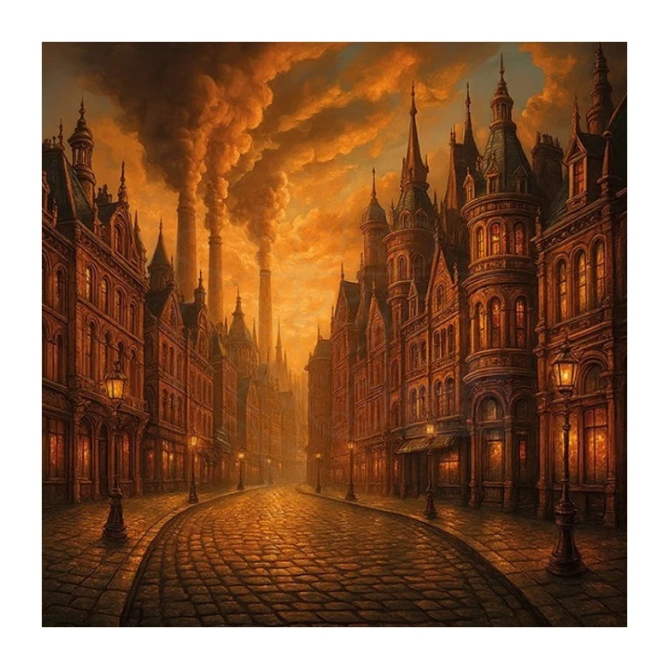 Zestaw papierów do scrapbookingu 20x20 Steampunk 18 arkuszy BBPP10031 Find it Trading