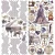 Ozdoby papierowe die-cuts Plume and Petal Laser Cut Elements 198 szt DPP-35216 49 and Market