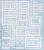 Ozdoby papierowe ramki Irresistible Die-cut Frames 72 elementy VBI-34295 49 and Market