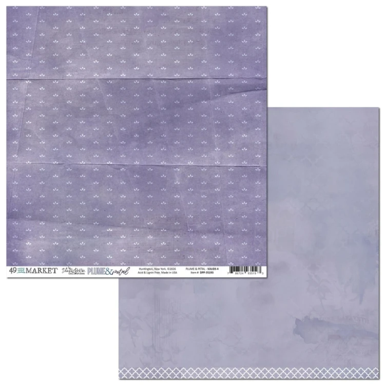 Zestaw papierów do scrapbookingu 30x30 Plume and Petal Solids 8 arkuszy DPP-35063 49 and Market