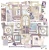 Ozdoby papierowe die-cuts Plume and Petal Ephemera and Frames 69 szt DPP-35223 49 and Market