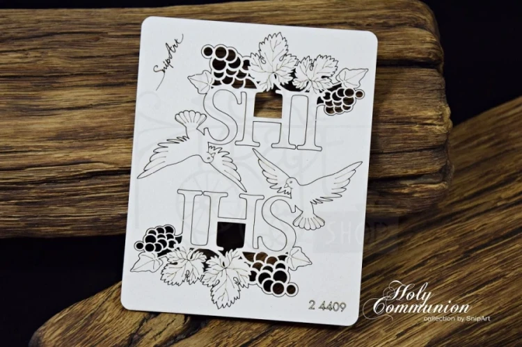Tekturka Holy Communion - IHS 24409 SnipArt