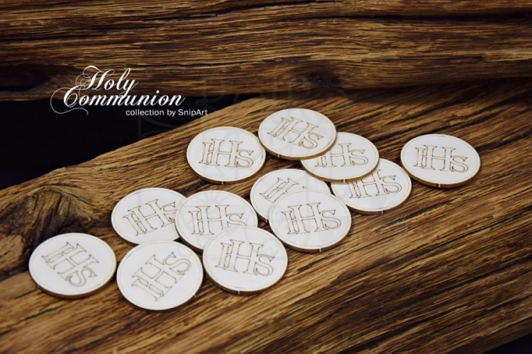 Tekturka Holy Communion - Hostie Okrągłe 24424 SnipArt