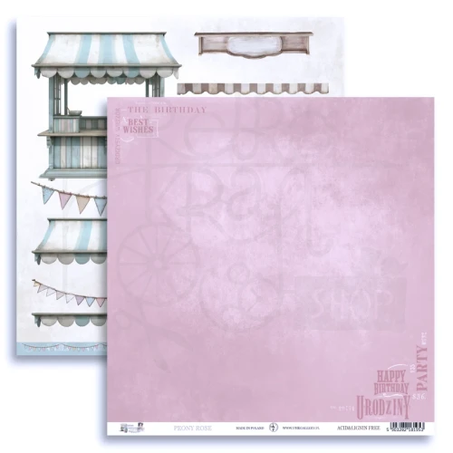 Papier do scrapbookingu 30x30 Sweet Celebration - Peony Rose UHK Gallery