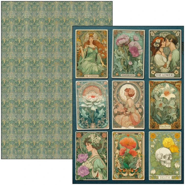Zestaw papierów do scrapbookingu A4 Artemis 9 arkuszy CBCL094 Ciao Bella