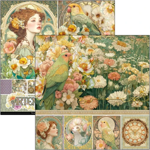 Zestaw papierów do scrapbookingu 20x20 Artemis 12 arkuszy CBH094 Ciao Bella