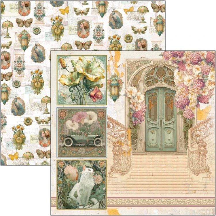 Zestaw papierów do scrapbookingu 20x20 Artemis 12 arkuszy CBH094 Ciao Bella