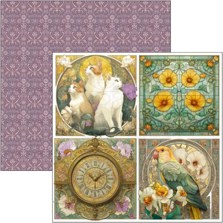 Zestaw papierów do scrapbookingu 20x20 Artemis 12 arkuszy CBH094 Ciao Bella