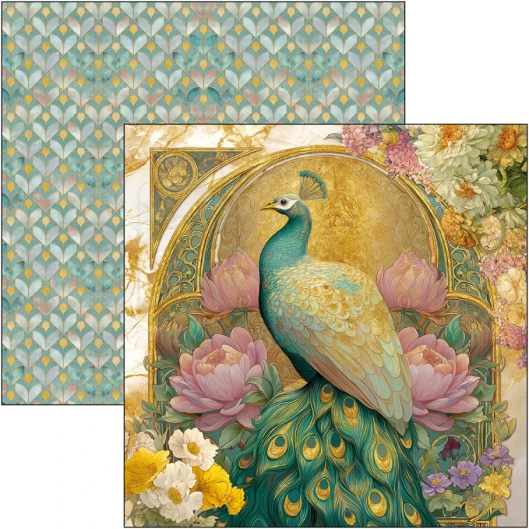 Zestaw papierów do scrapbookingu 20x20 Artemis 12 arkuszy CBH094 Ciao Bella