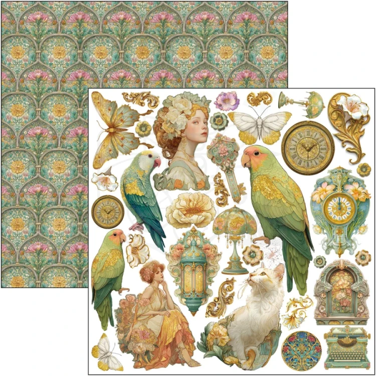 Zestaw papierów do scrapbookingu 20x20 Artemis 12 arkuszy CBH094 Ciao Bella