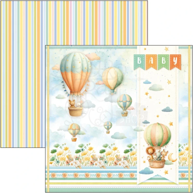 Zestaw papierów do scrapbookingu 20x20 Lunibloom 12 arkuszy CBH093 Ciao Bella