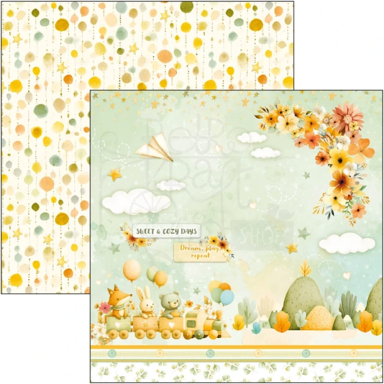 Zestaw papierów do scrapbookingu 20x20 Lunibloom 12 arkuszy CBH093 Ciao Bella