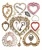 Naklejki 14x12cm Mixed Media Whisper Frames 10 arkuszy MB010 Ciao Bella