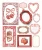 Naklejki 14x12cm Mixed Media Whisper Frames 10 arkuszy MB010 Ciao Bella