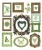 Naklejki 14x12cm Mixed Media Whisper Frames 10 arkuszy MB010 Ciao Bella