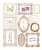 Naklejki 14x12cm Mixed Media Whisper Frames 10 arkuszy MB010 Ciao Bella