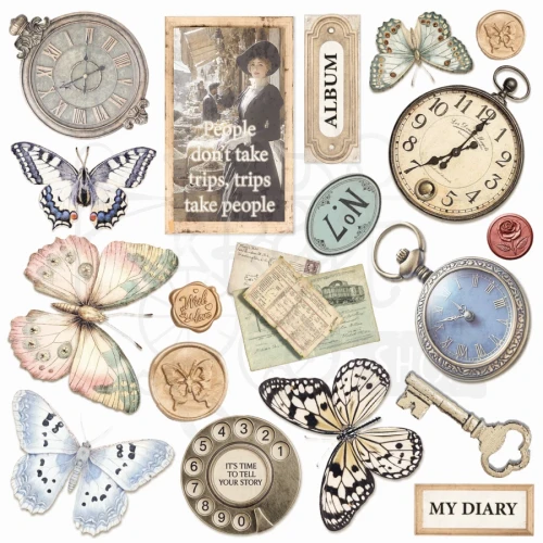 Zestaw papierów do scrapbookingu 15x15 Eastern Journey 24 arkusze CBQE096 Ciao Bella