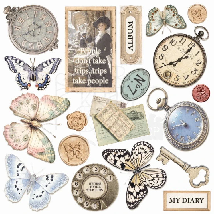 Zestaw papierów do scrapbookingu 15x15 Eastern Journey 24 arkusze CBQE096 Ciao Bella