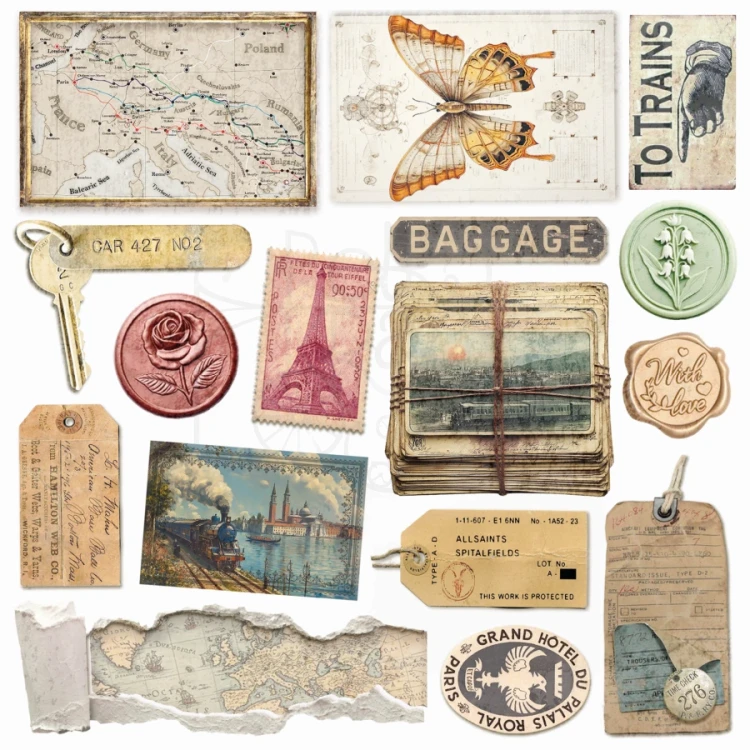Zestaw papierów do scrapbookingu 15x15 Eastern Journey 24 arkusze CBQE096 Ciao Bella