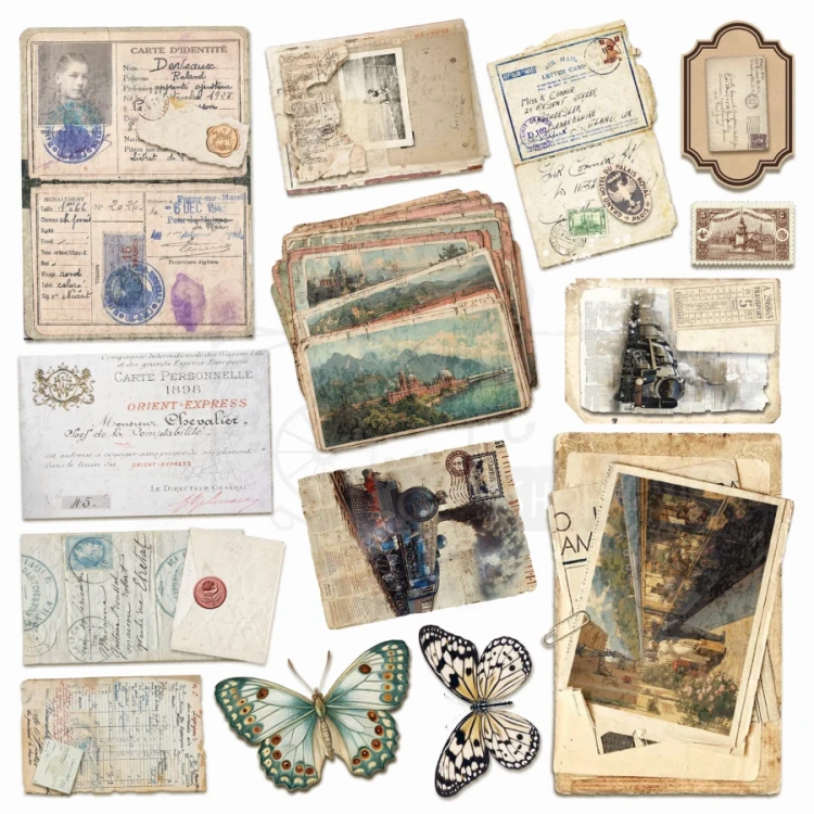 Zestaw papierów do scrapbookingu 15x15 Eastern Journey 24 arkusze CBQE096 Ciao Bella