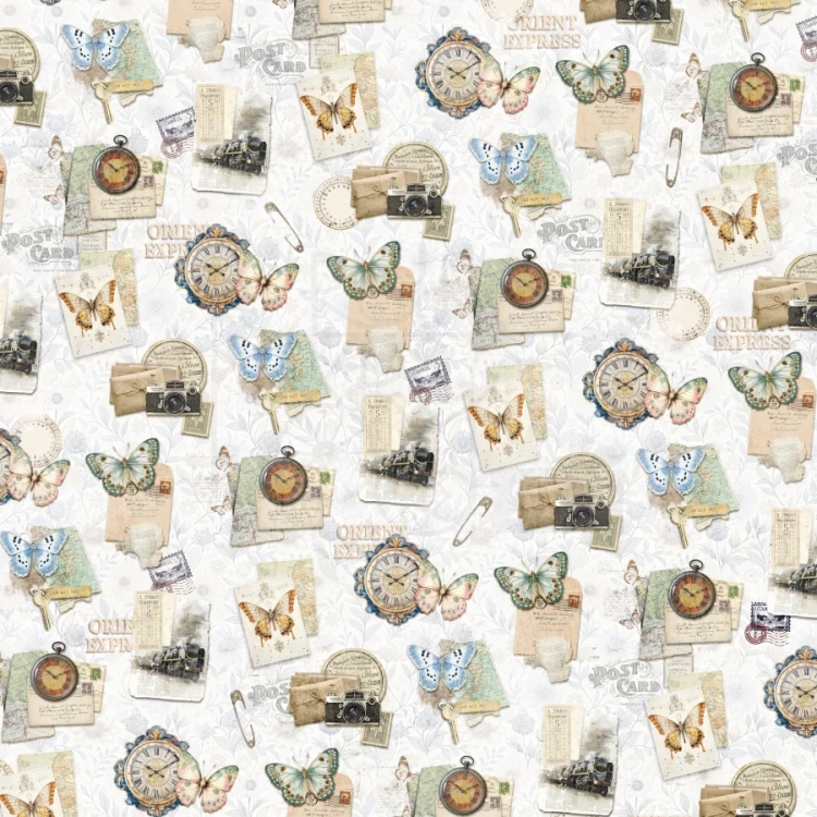 Zestaw papierów do scrapbookingu 20x20 Eastern Journey 12 arkuszy CBH096 Ciao Bella