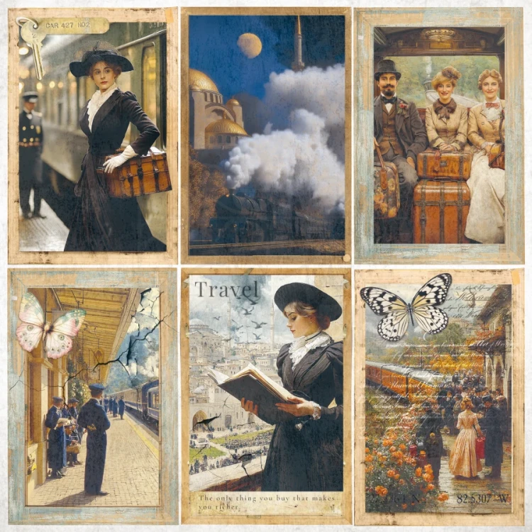 Zestaw papierów do scrapbookingu 20x20 Eastern Journey 12 arkuszy CBH096 Ciao Bella
