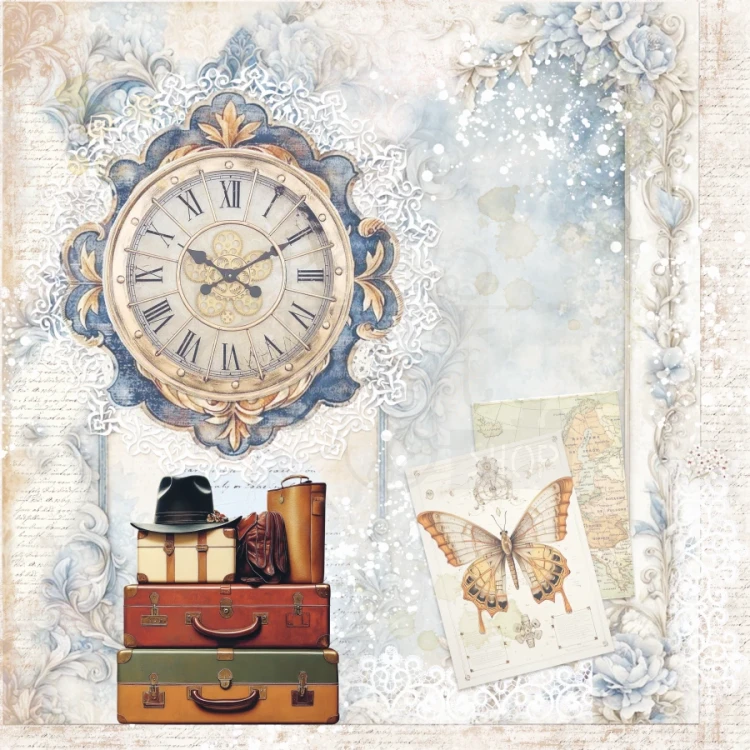Zestaw papierów do scrapbookingu 30x30 Eastern Journey 12 arkuszy CBPM096 Ciao Bella