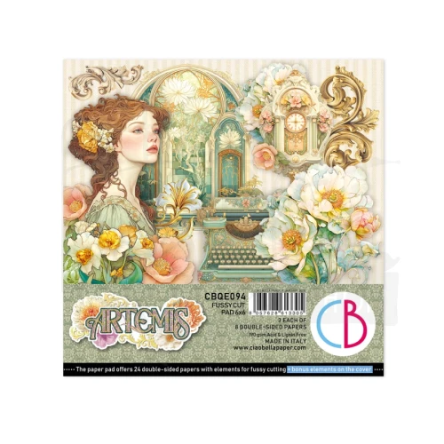 Zestaw papierów do scrapbookingu 15x15 Artemis 24 arkusze CBQE094 Ciao Bella