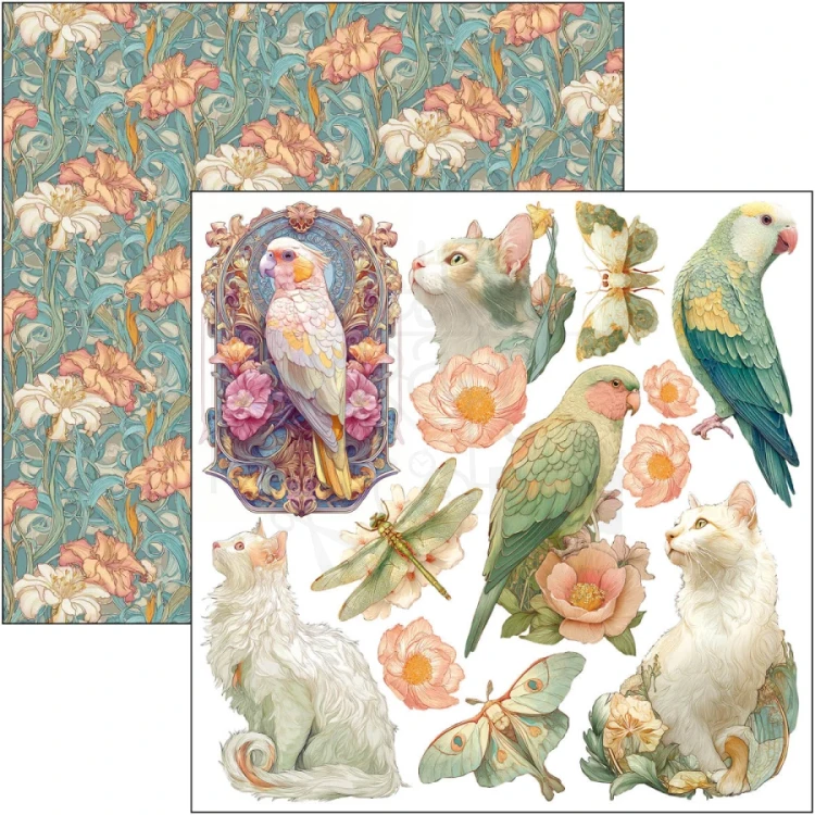Zestaw papierów do scrapbookingu 15x15 Artemis 24 arkusze CBQE094 Ciao Bella