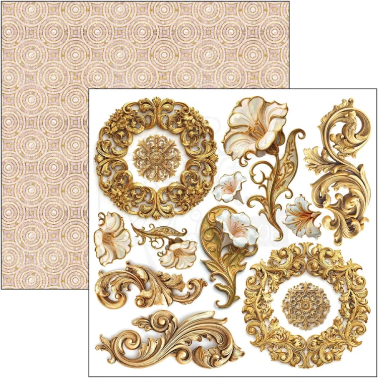 Zestaw papierów do scrapbookingu 15x15 Artemis 24 arkusze CBQE094 Ciao Bella