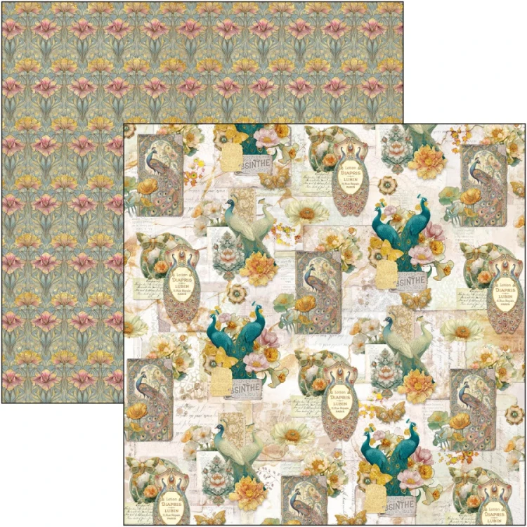 Zestaw papierów do scrapbookingu 30x30 Artemis 8 arkuszy CBT094 Ciao Bella
