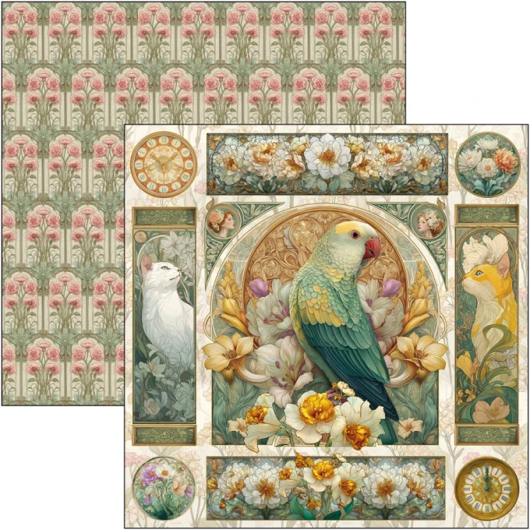Zestaw papierów do scrapbookingu 30x30 Artemis 8 arkuszy CBT094 Ciao Bella