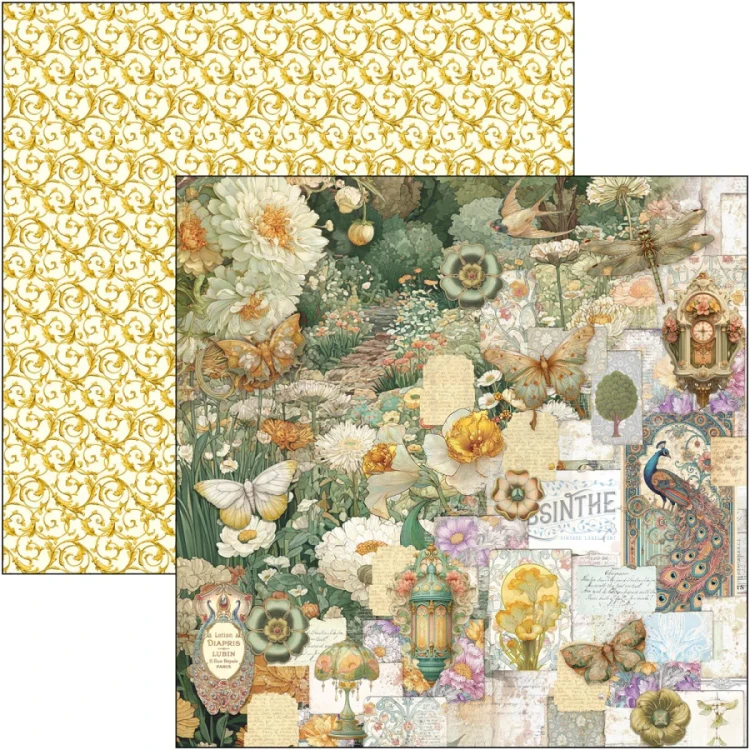 Zestaw papierów do scrapbookingu 30x30 Artemis 12 arkuszy CBPM094 Ciao Bella