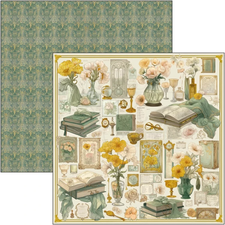 Zestaw papierów do scrapbookingu 30x30 Artemis 12 arkuszy CBPM094 Ciao Bella