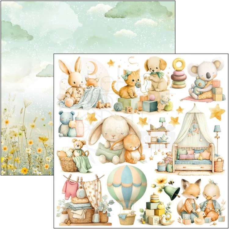 Zestaw papierów do scrapbookingu 15x15 Lunibloom 24 arkusze CBQE093 Ciao Bella