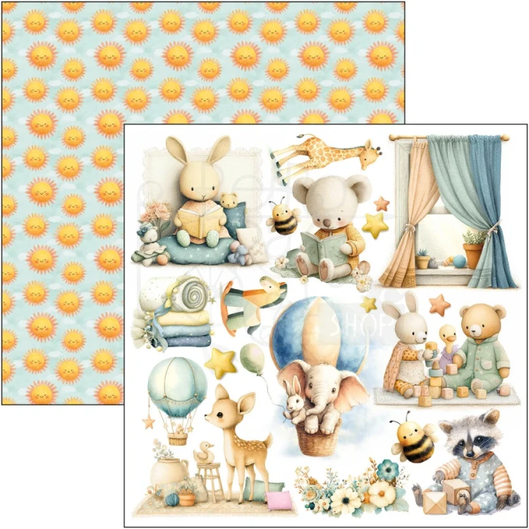 Zestaw papierów do scrapbookingu 15x15 Lunibloom 24 arkusze CBQE093 Ciao Bella