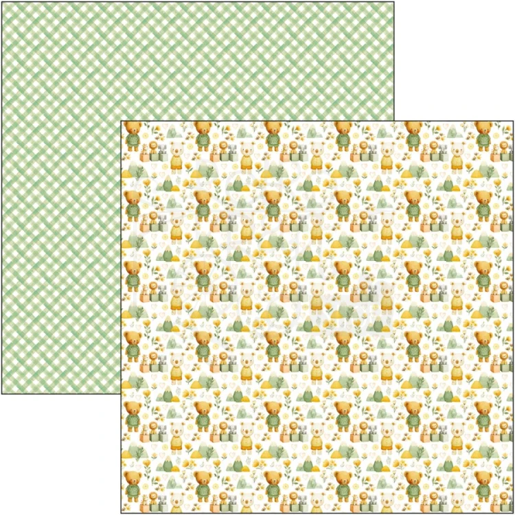 Zestaw papierów do scrapbookingu 30x30 Lunibloom 8 arkuszy CBT093 Ciao Bella