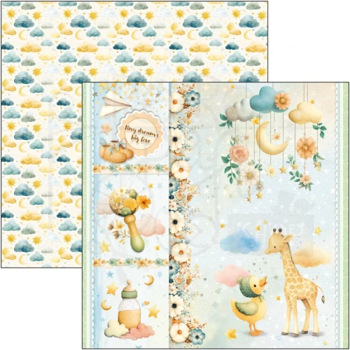 Zestaw papierów do scrapbookingu 30x30 Lunibloom 12 arkuszy CBPM093 Ciao Bella