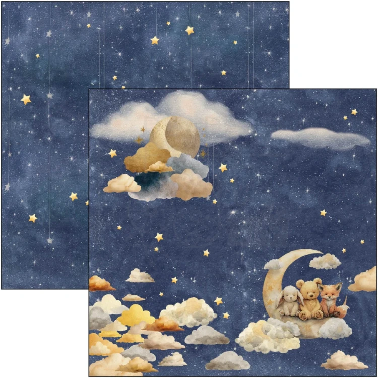 Zestaw papierów do scrapbookingu 30x30 Lunibloom 12 arkuszy CBPM093 Ciao Bella