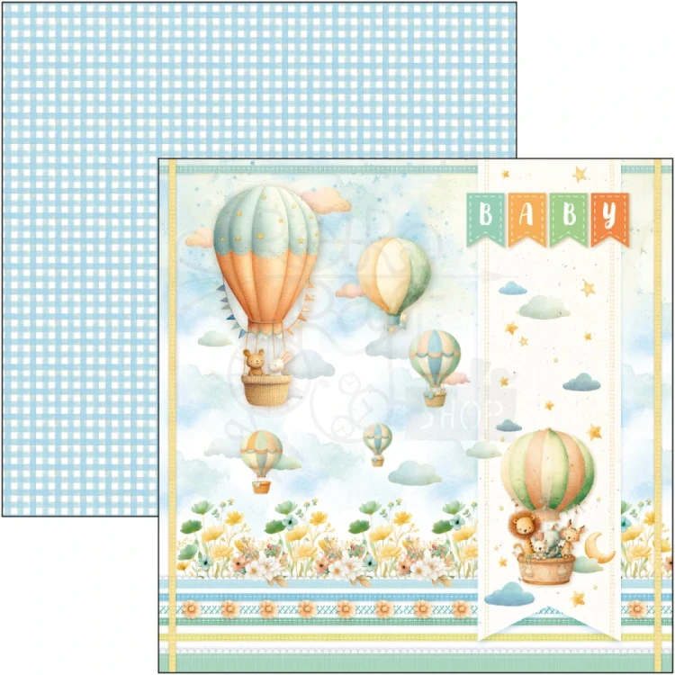 Zestaw papierów do scrapbookingu 30x30 Lunibloom 12 arkuszy CBPM093 Ciao Bella