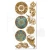 Naklejki foliowe do scrapbookingu Artemis 5 arkuszy CBI013 Ciao Bella