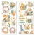 Naklejki foliowe do scrapbookingu Lunibloom 5 arkuszy CBI012 Ciao Bella